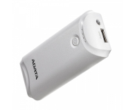 ADATA Power Bank P5000 (5000 mAh, biały) - 546275 - zdjęcie 2
